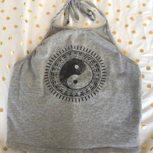 Pac Sun Crop Halter Top